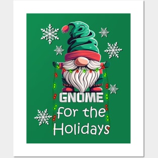 Christmas Gnomes, Funny Cute Gnome For The Holidays Posters and Art